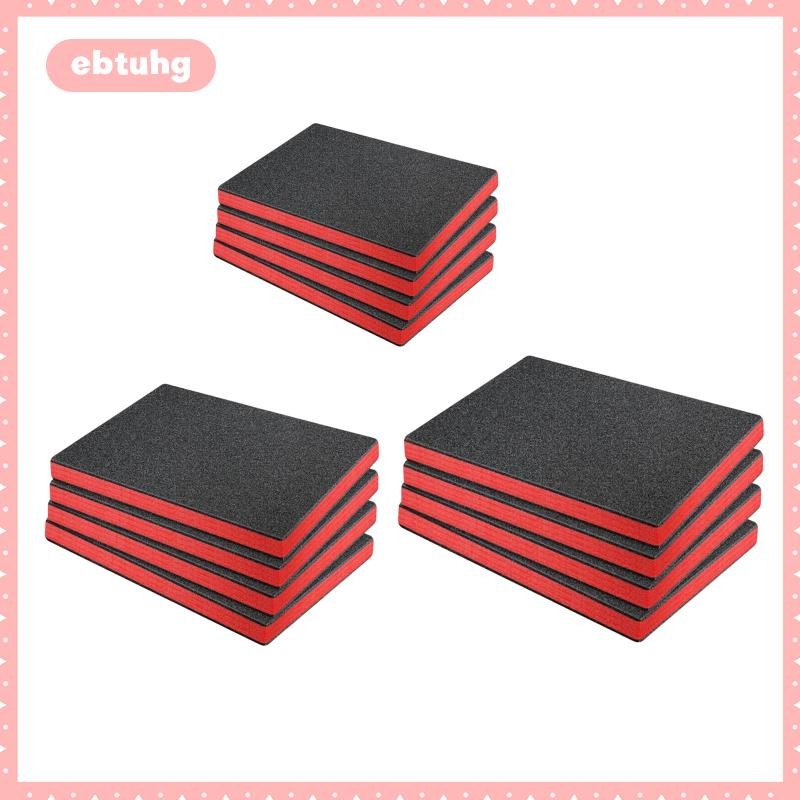 [ebtuhg] 4x Craft Foam Inserts สําหรับกรณี Epe Foam Sheets ที่เชื่อถือได้สําหรับ
