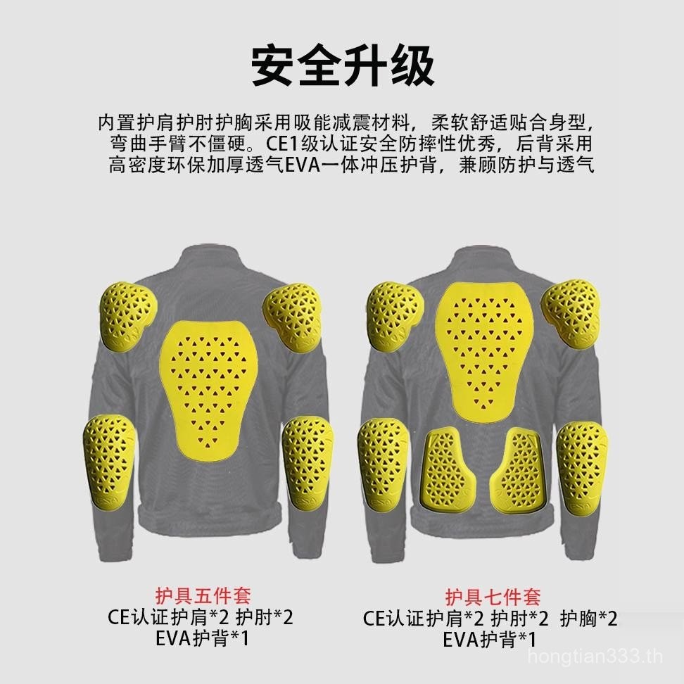 เสื้อเจอร์ซีย์นักปั่นสไตล์ใหม่สำหรับรถจักรยานยนต์และออฟโรด ฤดูร้อน สีดำ ตาข่ายระบายอากาศ - รูปที่ 3