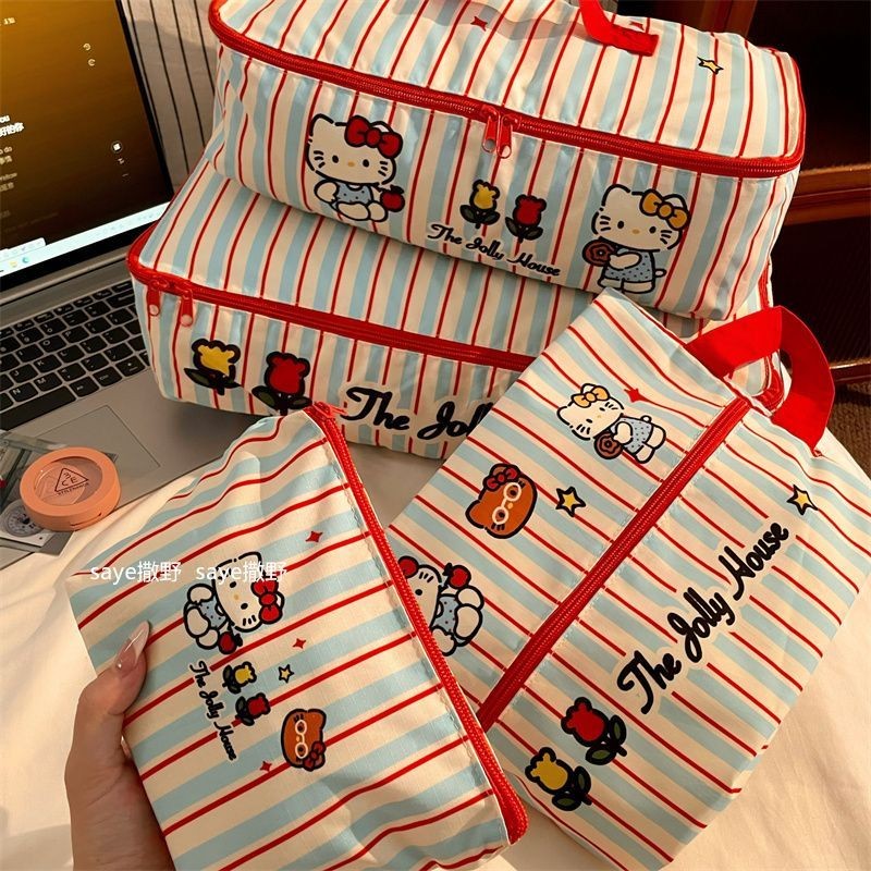 KT กระเป๋าเดินทางผู้หญิงขนาดใหญ่-ความจุชุดชั้นในการเดินทางเพื่อธุรกิจกันน้ํา Sub-Packing แบบพกพาเสื้อผ้ากระเป๋าจัดระเบียบ