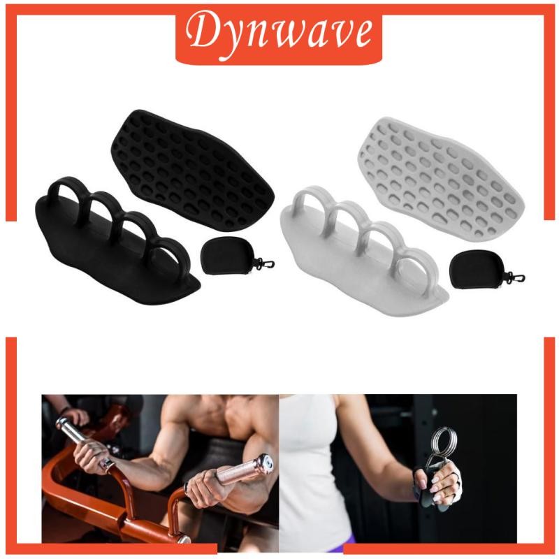 [Dynwave] 2PCs Weight Lifting Exprops Hand Protection Light Fingerless Training Grips Dumbbell Bar P