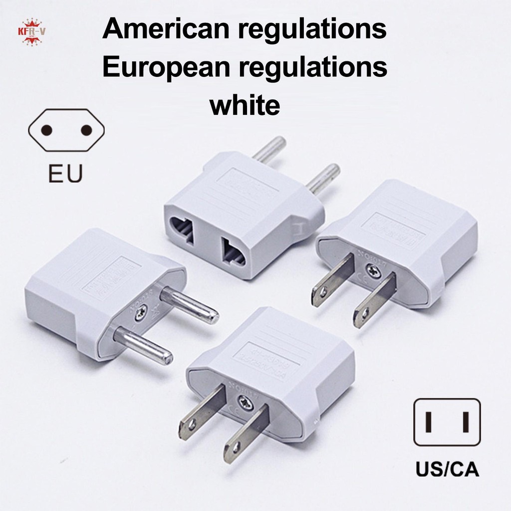 US Travel Plug Adapter ยุโรปไปยัง US/US to Europe Compact Size Power Adapter สําหรับ US to Most of E