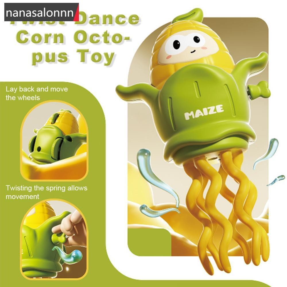 NNL Creative เด็ก Magic Twist Dance ข้าวโพด Moving Clockwork ของเล่นเด็กการเรียนรู้เดิน Octopus Octo