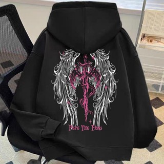 ChillTee⛄️❄เสื้อแขนยาว วินเทจสตรีทแฟชั่น พิมพ์ลาย‘FEPE THE F…