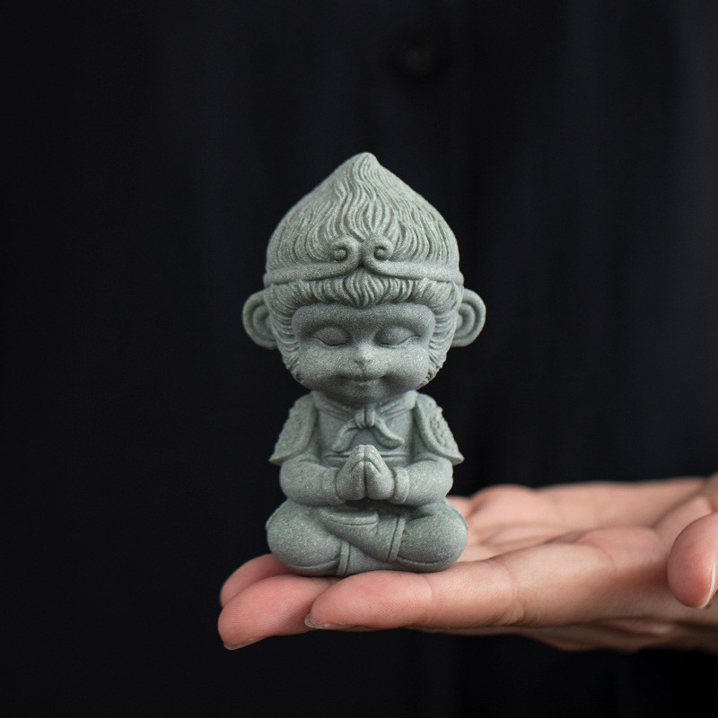 อัญมณี Lapiz Lazuli พระเจ้ากุกสำหรับตกแต่งโต๊ะทำงานและของขวัญ