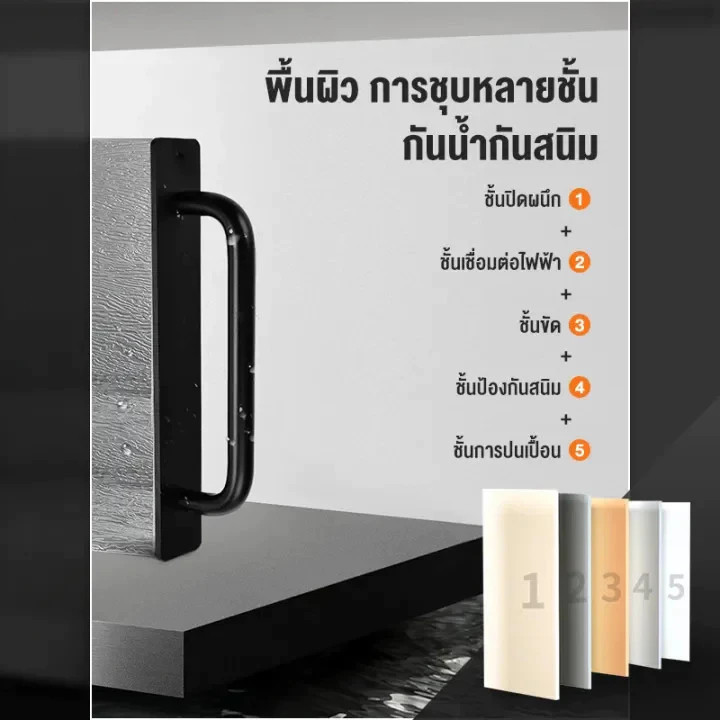 มือจับประตู ลิ้นชัก หน้าต่าง อลูมิเนียมอัลลอยด์ แบบไม่ต้องเจาะรู มีกาวในตัว สีดํา สีเงิน สีทอง สําหรับตู้เสื้อผ้า มือจับ - รูปที่ 3