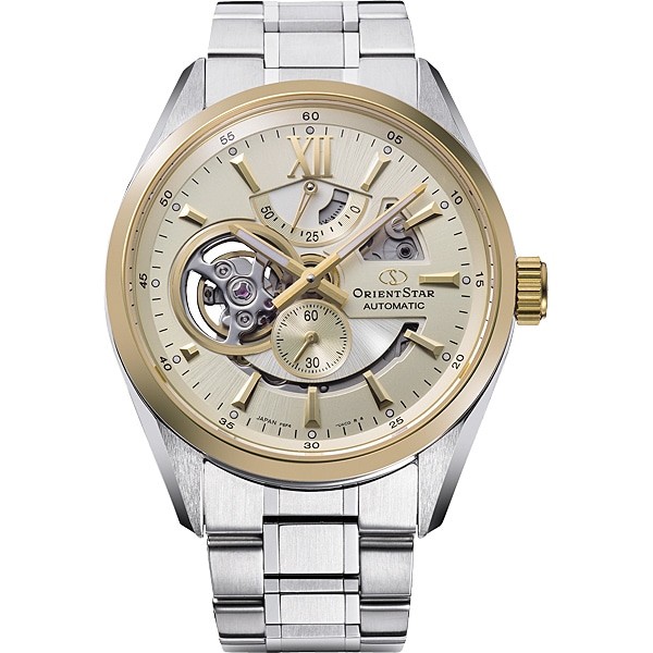 JDM WATCH ★Orient Mens Orient Star Skeleton Automatic Stainless Steel Sapphire Crystal Watch Rk-Av01