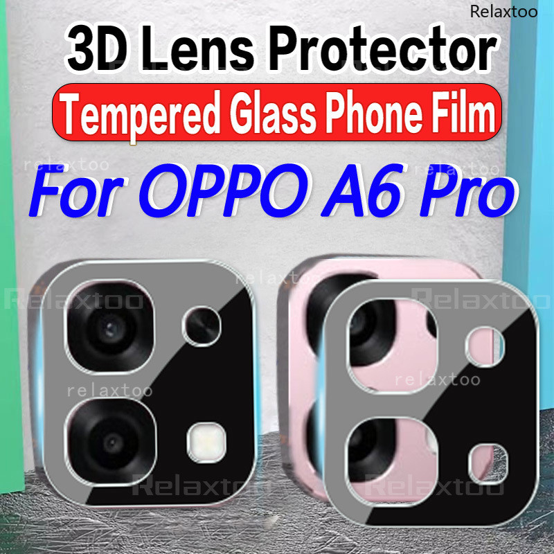 OPPOA6 Pro 2025 3D Back Curverd Camera Protective Glass Film For OPPO A6Pro A6 Pro X A6X A6Pro A6i OPPOA6Pro OPPOA6x 5G 4G Full Cover Camera Tempered Glass Screen Protector Back Lens Film