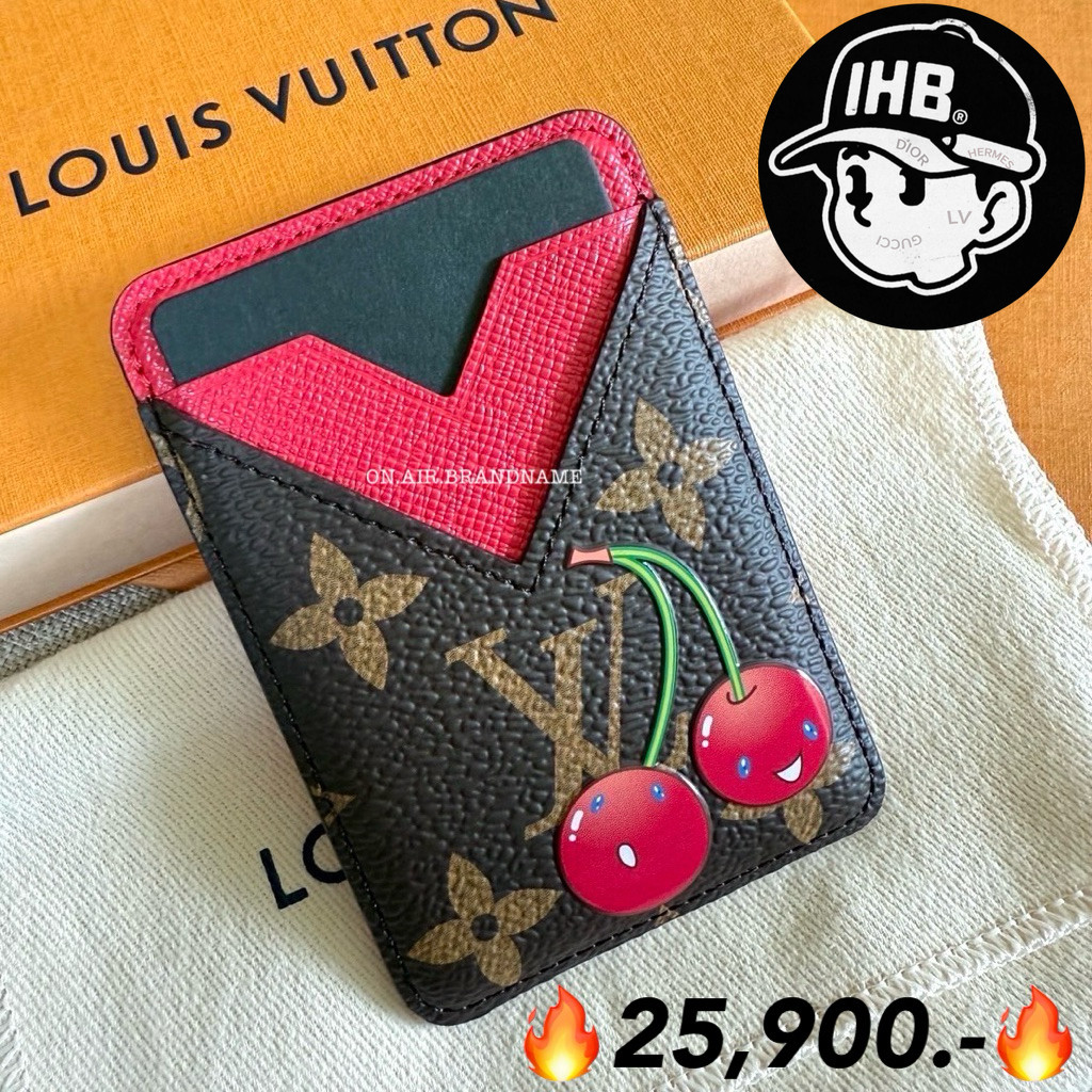 New LV x TM magnet card holder ใส่บัตร แม่เหล็ก ติดโทรศัพท์ น่ารักมากๆ