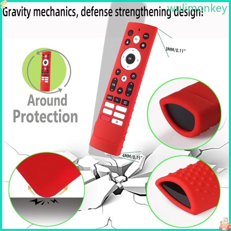 WU ปลอกป้องกันสําหรับ Hisense ERF3A90 ERF3D90H ERF3S90H เคสระยะไกล