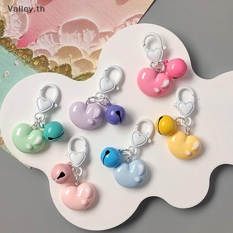 [Valley] Love Pendant Key Ring Cute Creative Small Gift Student School Bag Hanging Jewelry TH