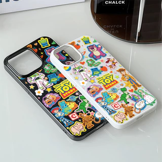 เคสโทรศัพท์มือถือเยลลี่ มีสีสัน สวย การ์ตูน โชคดี รักรูปร่างหัวใจ For IPhone16 15 14 13 11 6 7 8plus Pro Promax GDTPU500