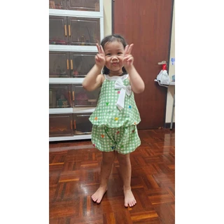 ชุดแฟชั่นเด็ก เสื้อ+กางเกง ทรงบอลลูน ชุดเด็กผู้หญิง 6 เดือน - 2 ขวบ FAS0048