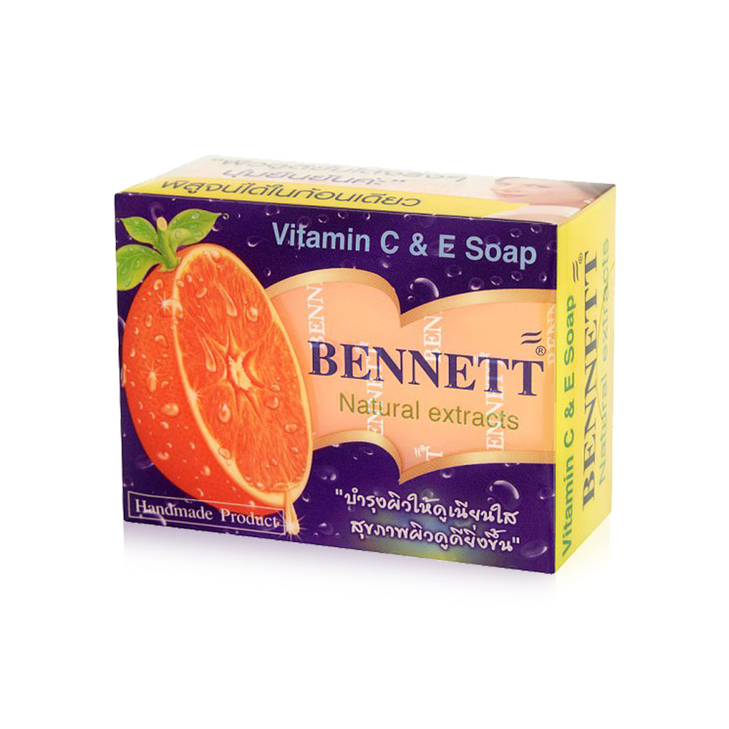 Bennett Natural Extracts Vitamin C E Soap 130g เบนเนท สบู่วิตามินซี แอนด์ อี. - 1