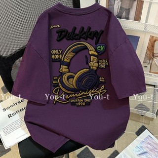 T42.SHOP🌸เสื้อกันหนาวแขนยาว คอกลม ทรงหลวม พิมพ์ลายตัวอักษร ล…