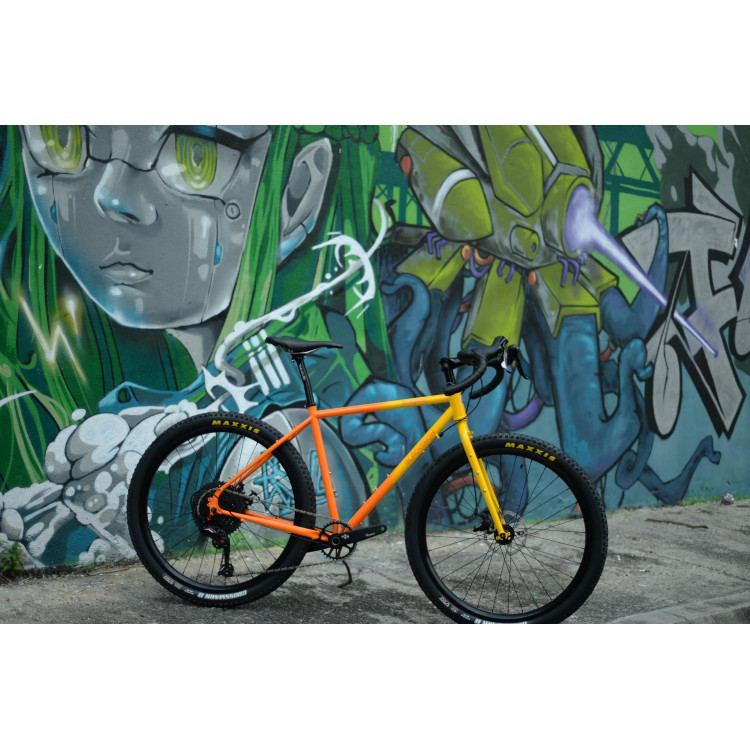 Blacksnow Black Snow Dragoon MK2 Dragon Knight 700c/650b Chrome Molybdenum Steel Travel Frame