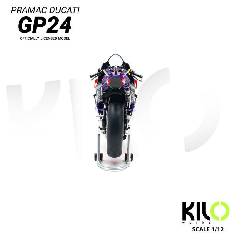 [ผู้ขาย Sg]Kiloworks 1: 12 MOTOGP PRAMAC Ducati Motorcycle Alloy Model 21 #89#GP24