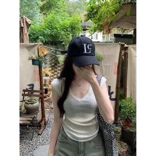 Firewire🔥พร้อมส่ง🔥 เสื้อแฟชั่น สไตล์มินิมอล โทนเดียว เสื้อยืดไหมพรม คอวี แขนกุด สีพาสเทลน่ารัก X52