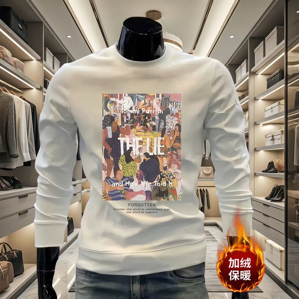 COD 2025WJ728 Fleece Lined Cotton White P22 Colorful P23 M-5XL New 23 LL5I