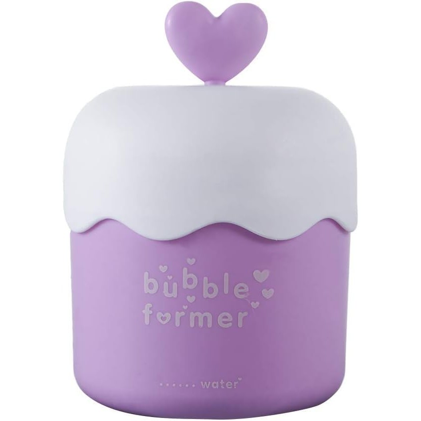 Purple Face Cleanser Foamer Cup, Cute Face Cleanser Bubbler Travel Skin Care Foam Maker Portable Fac