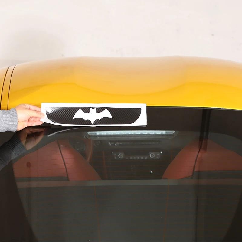 สําหรับTOYOTA SUPRA MK5 A90 2019-2023 ไฟเบรครถตกแต่งฝาครอบตําแหน่งสูงไฟเบรคเปลือกป้องกันสติกเกอร์PVC