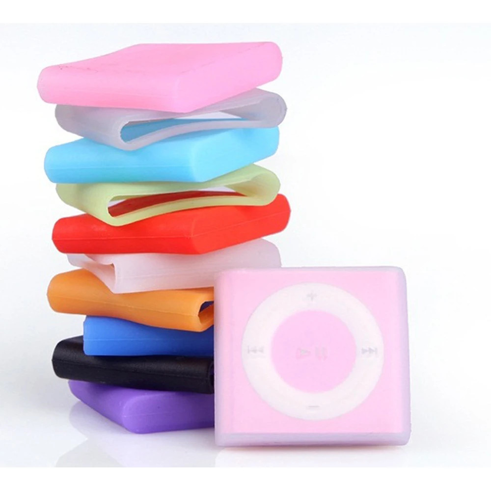 ปลอกซิลิโคนอ่อนนุ่มกันกระแทกสําหรับ iPod Shuffle 4, 6, 7, สีลูกกวาด, ใหม่