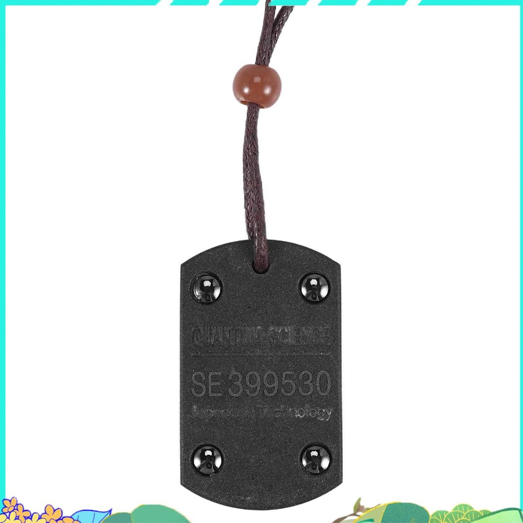 Volcanic Rocks จี้สร้อยคอ Anti EMF จี้ป้องกันรังสี Energy Scalar Quantum Bio วิทยาศาสตร์ไอออนลบ ffef