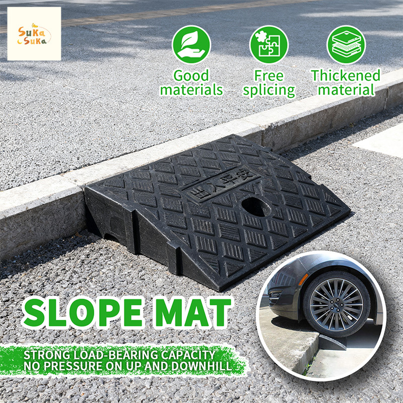 พลาสติก Strong รับน้ําหนักรถ Ramp Mat Ramp Climbing Ladder Motorcycle Trolley slope Pad