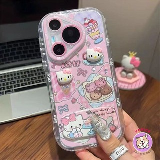 แมวน่ารักคุกกี้เคสโทรศัพท์สําหรับIPhone 17 16plus 11 12 13Pro Max 14Plus XR XS Max 7 8 Plusการ์ตูนฝาครอบโทรศัพท์สําหรับIPhone 15Pro Maxซิลิโคนนุ่มกรณีสาวเพื่อนNYS