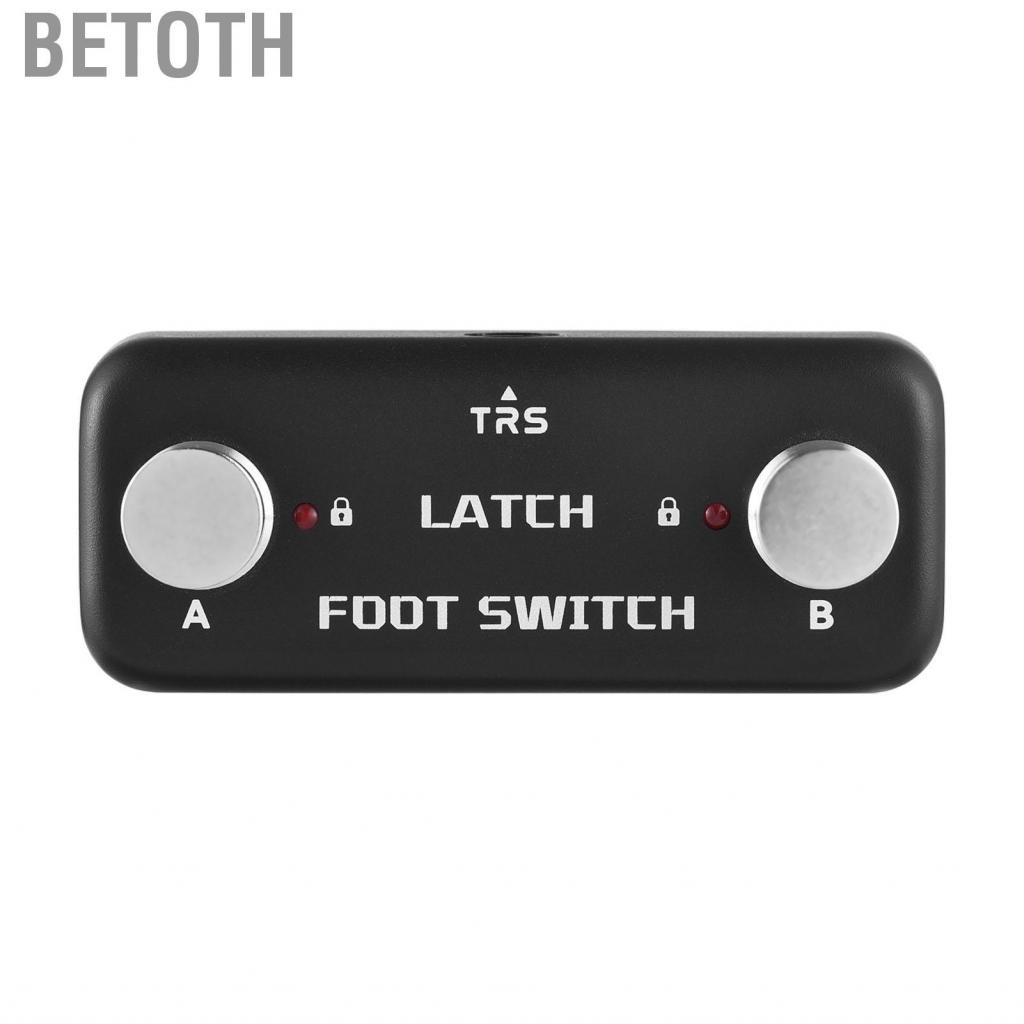 Betoth Betoth Summina Dual Footswitch Latch Pedal Effect Switch Switch 2-Way Foot Controller A B ช่อ