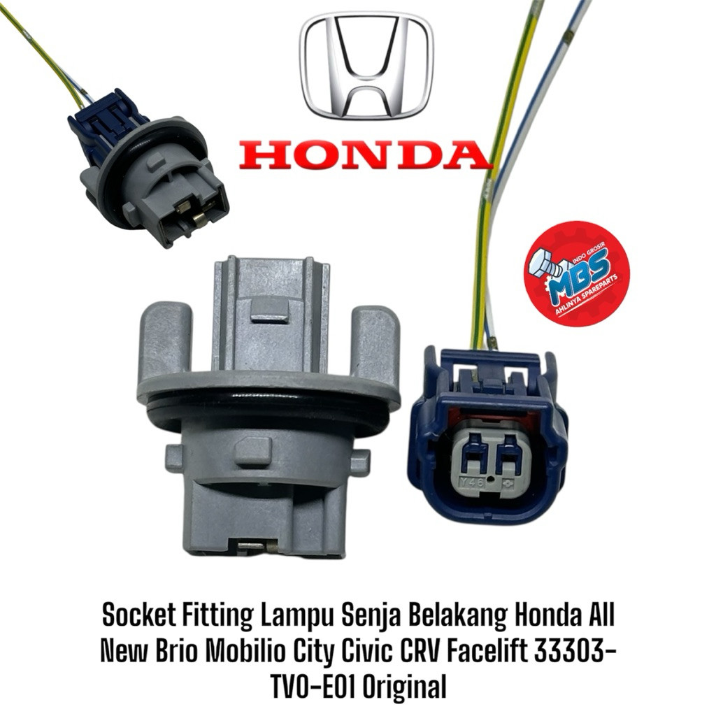 T20 ซ็อกเก็ตติดตั้ง + ซ็อกเก็ต 2 พินสําหรับ HONDA UNIVERSAL CAR