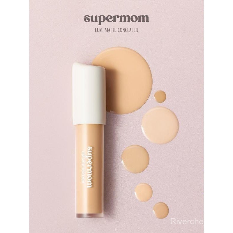 SUPERMOM l LUMI MATTE CONCEALER คอนซีลเลอร์ เนื้อแมตต์ ติดทน ปกปิดระดับสูง Made in korea Vegan