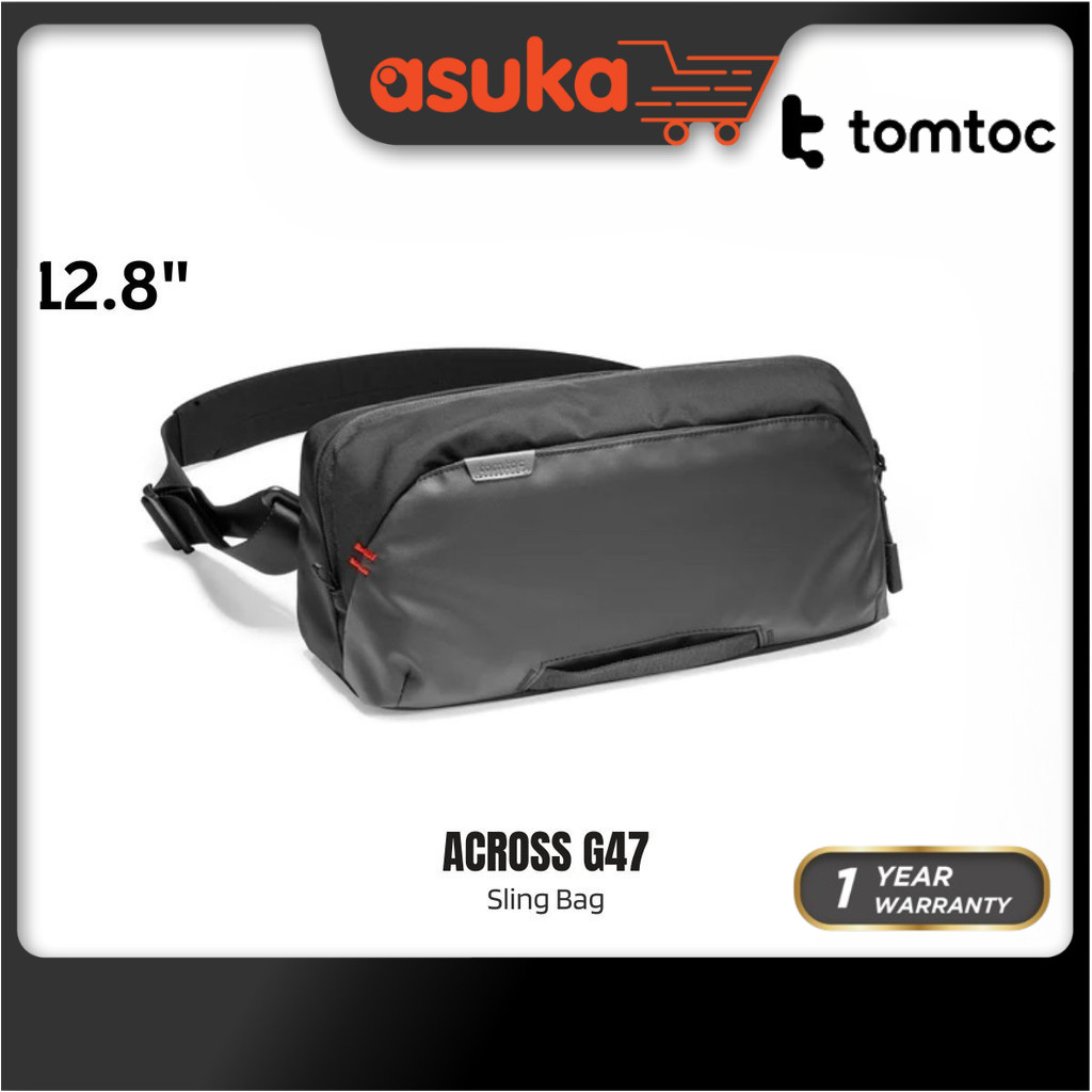 Tomtoc Across G47 Steam Deck Sling Bag for Steam Deck Shoulder Bag Men Crossbody Bag for ROG Ally - 