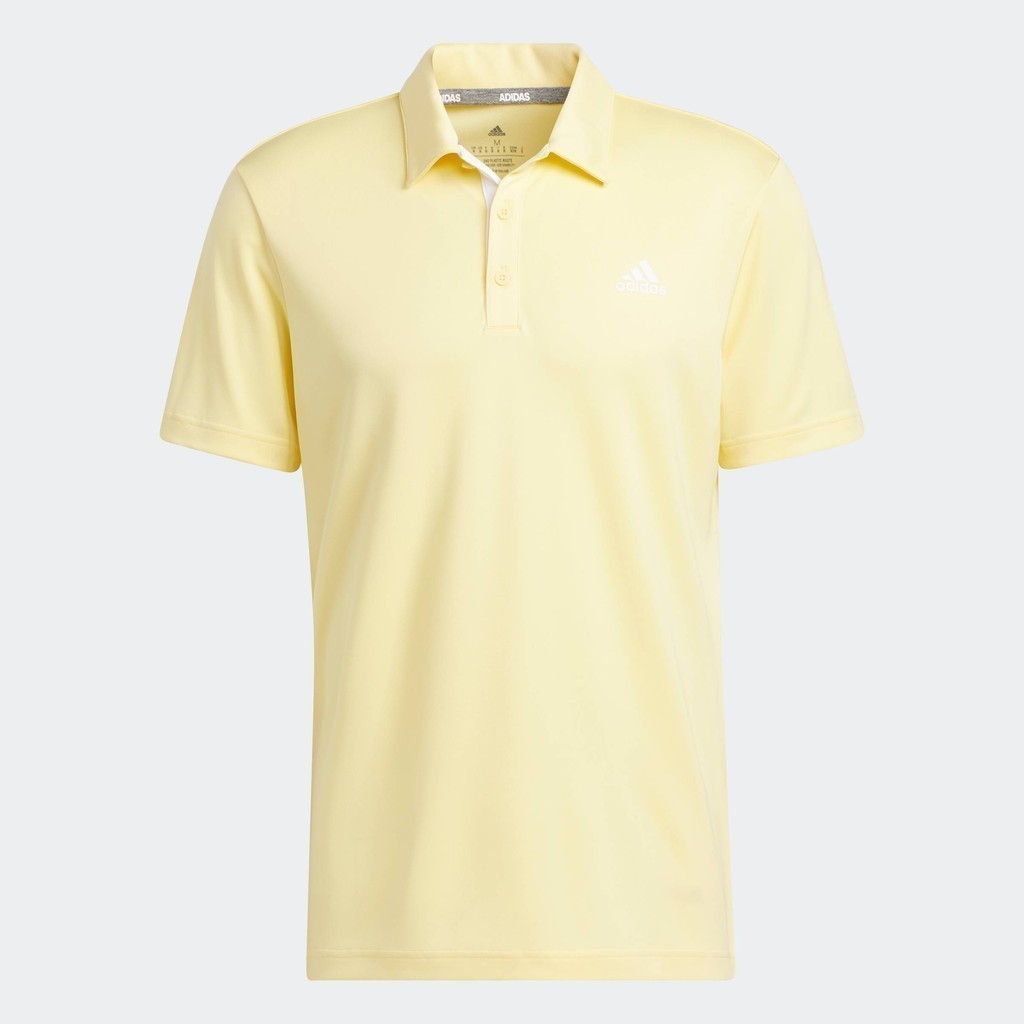 adidas Golf Drive Polo Shirt Men Yellow HM5351