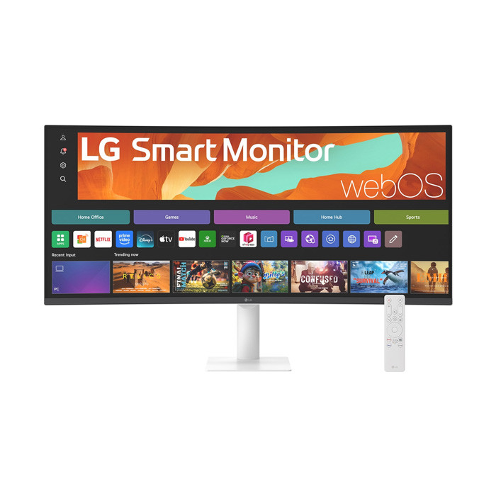 LG Monitor 34U601SA-W-34" WQHD VA CURVED sRGB99% 1800R 100Hz จอเกมมิ่งมอนิเตอร์ แบบโค้ง 34นิ้ว รับปร