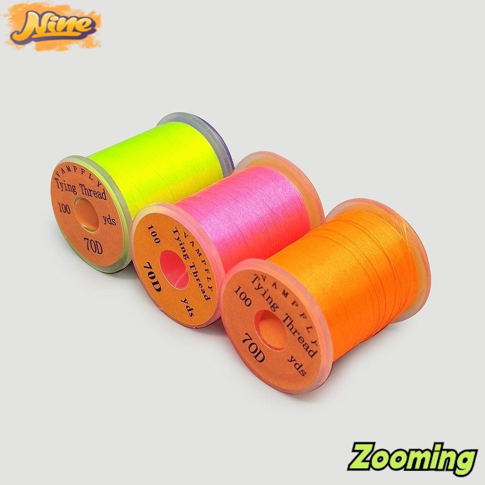 ZOOMING Fly Tying Thread line, Super Strong Thread Spool Fly Fishing Line, Fly Bass Premium Fishing 