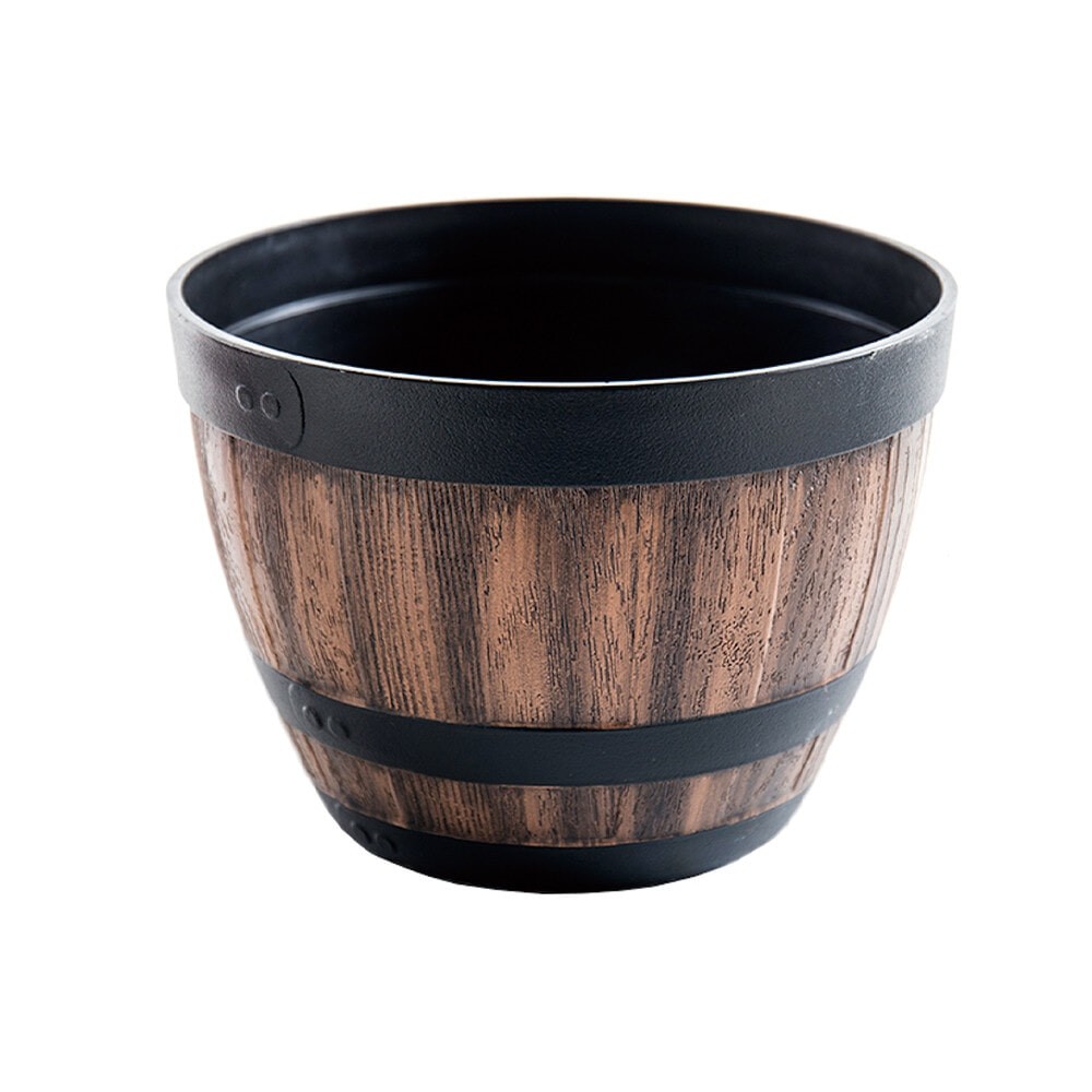 LOCAL789 Tree O  กระถางต้นไม้  20นิ้ว รุ่น AM004 ขนาด 50.8*40.5ซม.  สีไม้  ร้านอยู่ในไทย