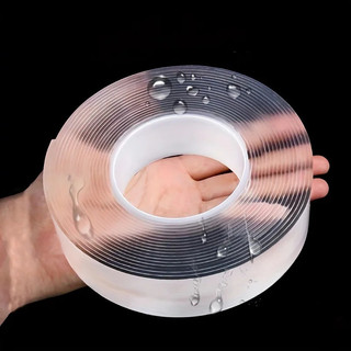 Nano Seamless  Double-Sided Tape Versatile Reusable Double-Sided Waterproof Adhesive Tape - Perfect for Kitchen and Bathroom Supplies