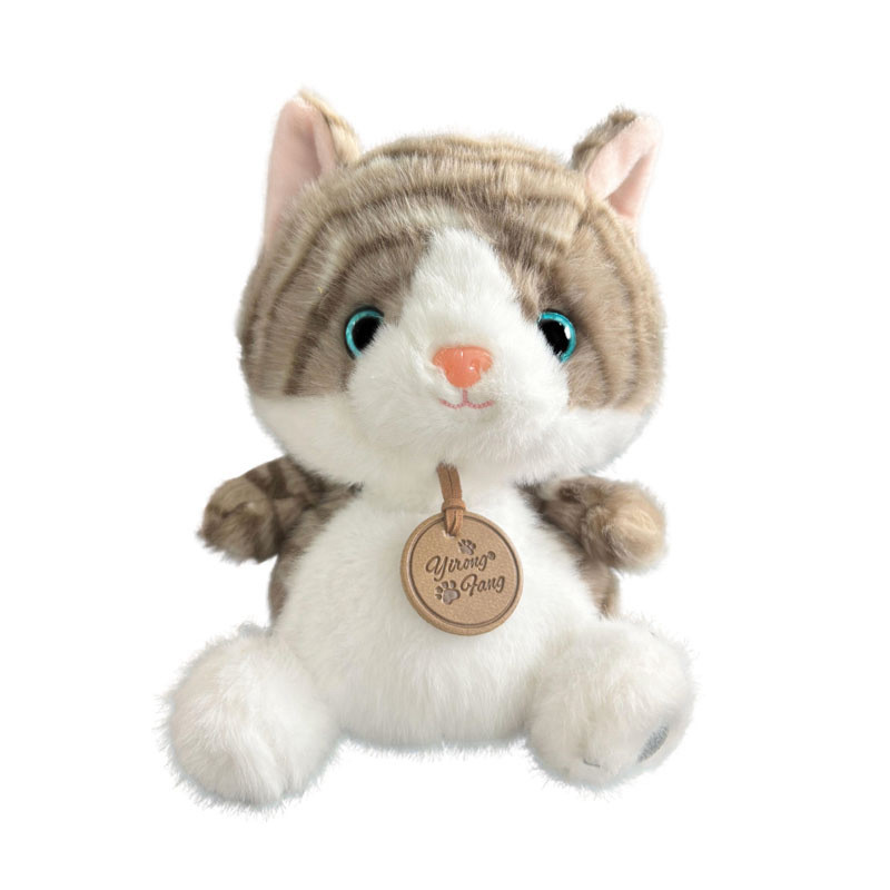 Meow Brothers ตุ๊กตาของเล่นตุ๊กตาผ้าบ้านตุ๊กตานั่งตกแต่ง 8LXV