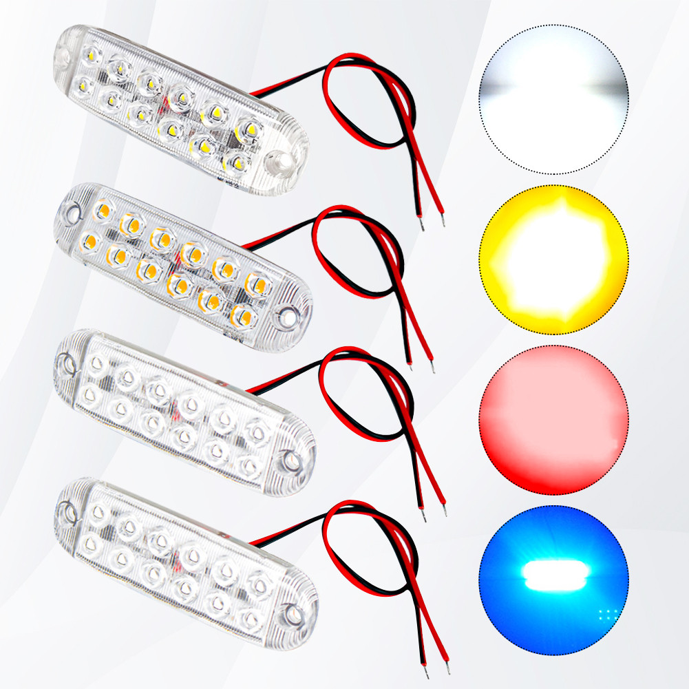 ไฟแฟลช 12 SMD 12-80vโวลต์(1ชิ้น) รถยนต์ มอไซค์ LED กระพริบ โคมไฟเตือน ไม่ร่วมไฟเลี้ยว - รูปที่ 7