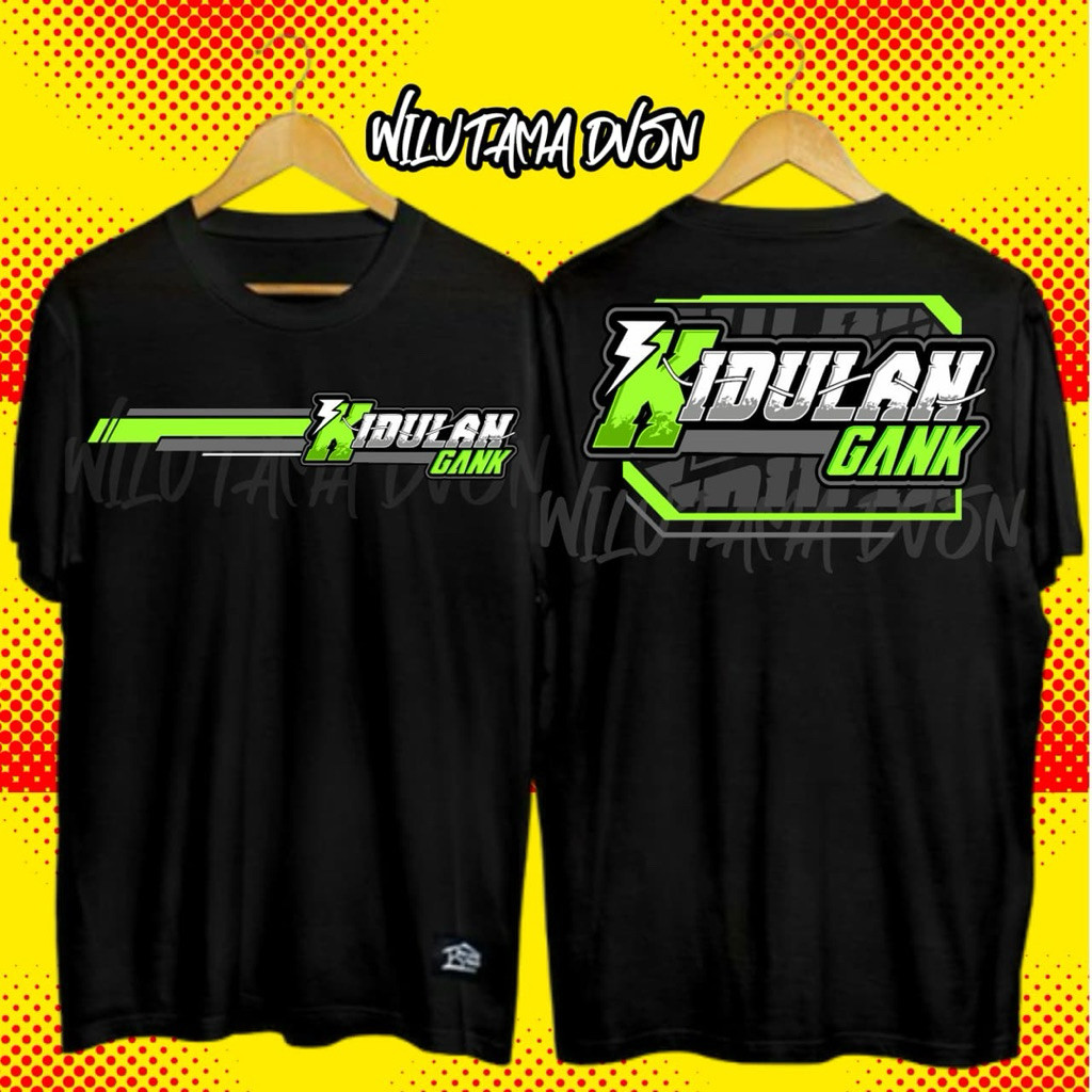 KIDULAN GANK SMALL YOUTH เสื้อยืด Racing Design เสื้อ YOUTH RT RW ผ้าฝ้าย PE นุ่ม 30s