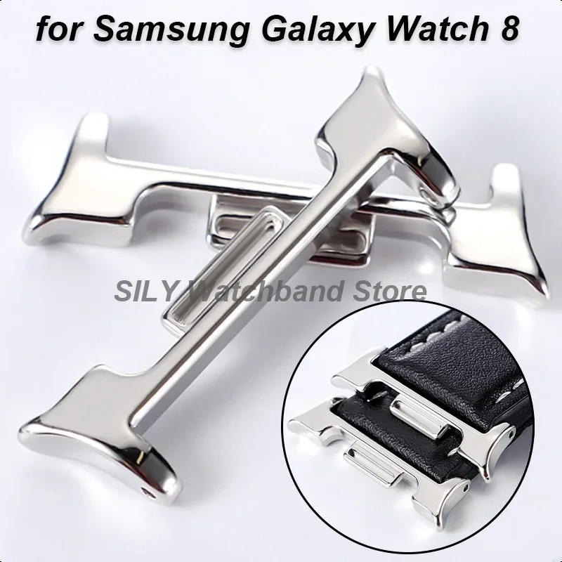 อะแดปเตอร์สแตนเลส 1 คู่ขั้วต่อโลหะ 22 มม.นาฬิกาอะแดปเตอร์สําหรับ Galaxy Watch 8 40/44 มม.สําหรับ Gal