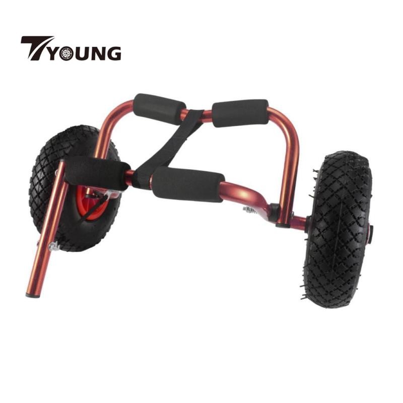 Cart พับได้อลูมิเนียมอัลลอยด์สำหรับรถเข็นเรือ Kayak และ Ocean Boat