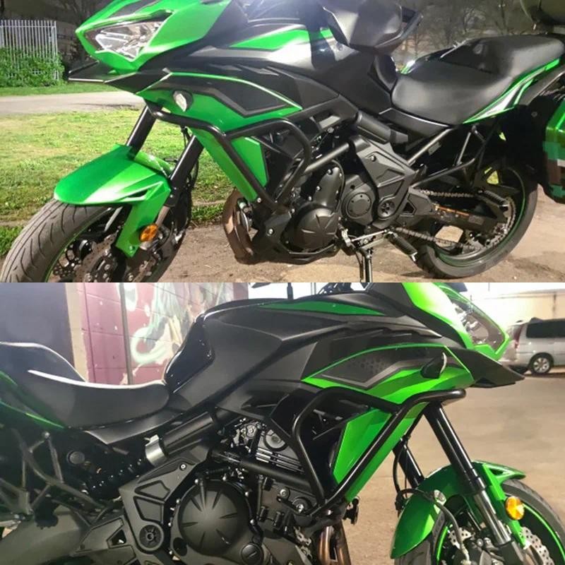 เครื่องยนต์รถจักรยานยนต์ Guard กันชน Fairing Crash Bar กรอบ Sliders Falling Protector สําหรับ KAWASA