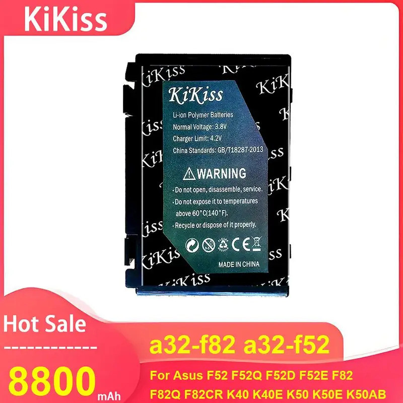 A32-f82 a32-f52 แบตเตอรี่สําหรับ Asus F52 F52Q F52D F52E F82 F82Q F82CR K40 K40E K40AF K40IN K40AB K