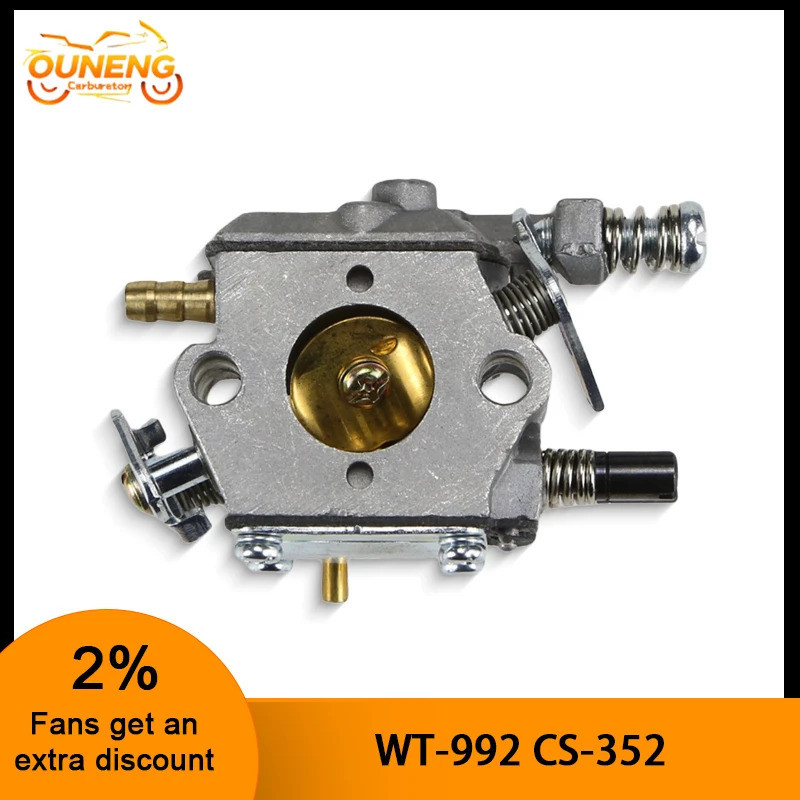 WT-992 คาร์บูเรเตอร์เครื่องตัดหญ้าสําหรับ Echo CS-352 CS352 Walbro WT-992 Clone A021003330 เครื่องตั