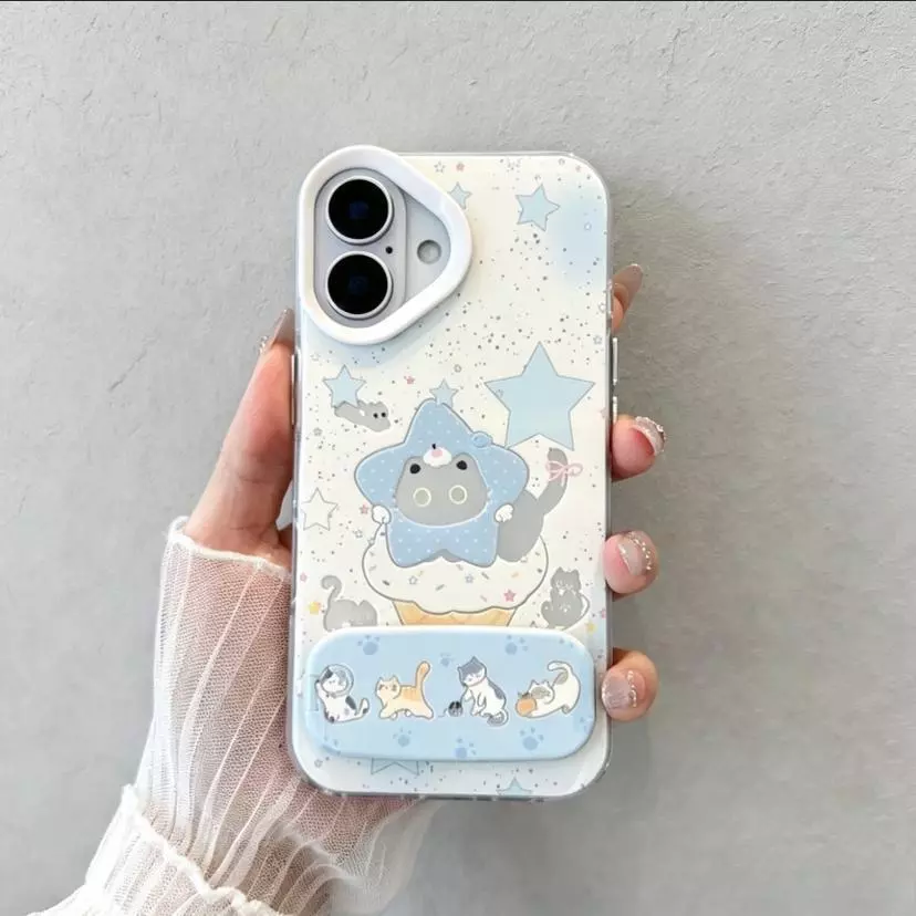 เคสกันกระแทกขาตั้งการ์ตูน สำหรับ Realme C75 C71 60 60X 50 C67 C65 C63 C61 C51 C53 C55 C30s C30 C35 C33 C31 C17 C15 C12 C11 C3 C2 C1 5i thumbnail 6