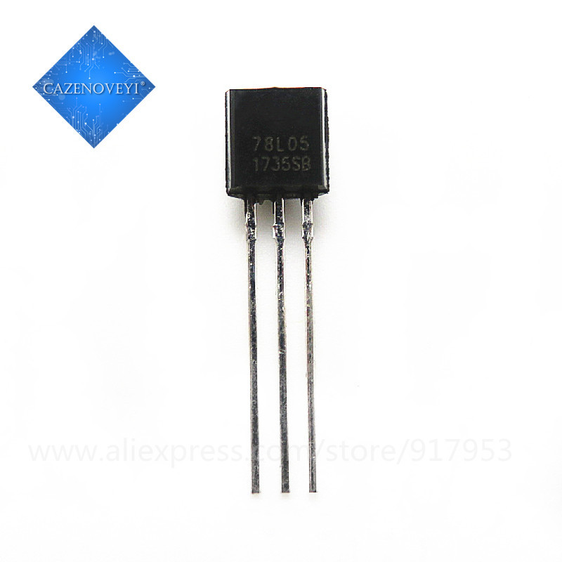 50 ชิ้น L78L05 78L05 APL78L05 TO-92 5.0V 0.1A ชิปเดิมใหม่