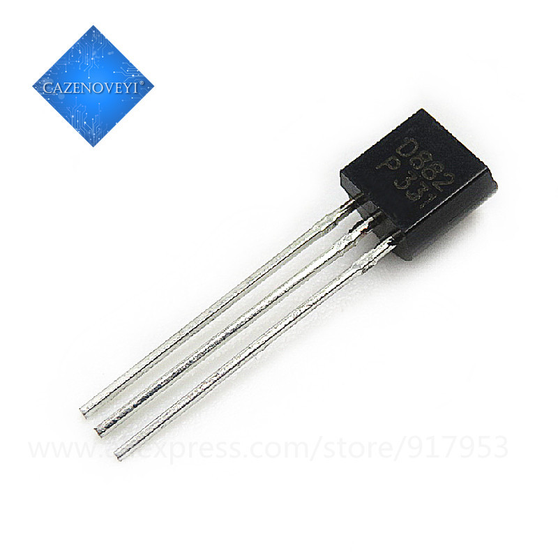 ชิป 2SD882P D882P TO-92L 5 ชิ้น