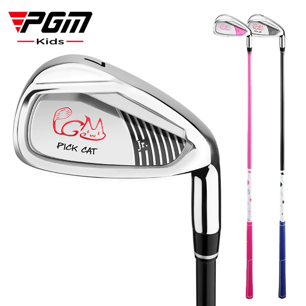 PGM GOLF Golf 7 Iron JRTiG007 | เพลาคาร์บอนสีดําสีแดงเพลาเหล็กจูเนียร์