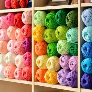 ไหมพรมคอตตอนนม น้ำหนัก 50กรัม / 5Ply Milk cotton yarn สำหรับสร้างรูปแบบเสื้อผ้าที่สวยงาม MOONUP SHOP